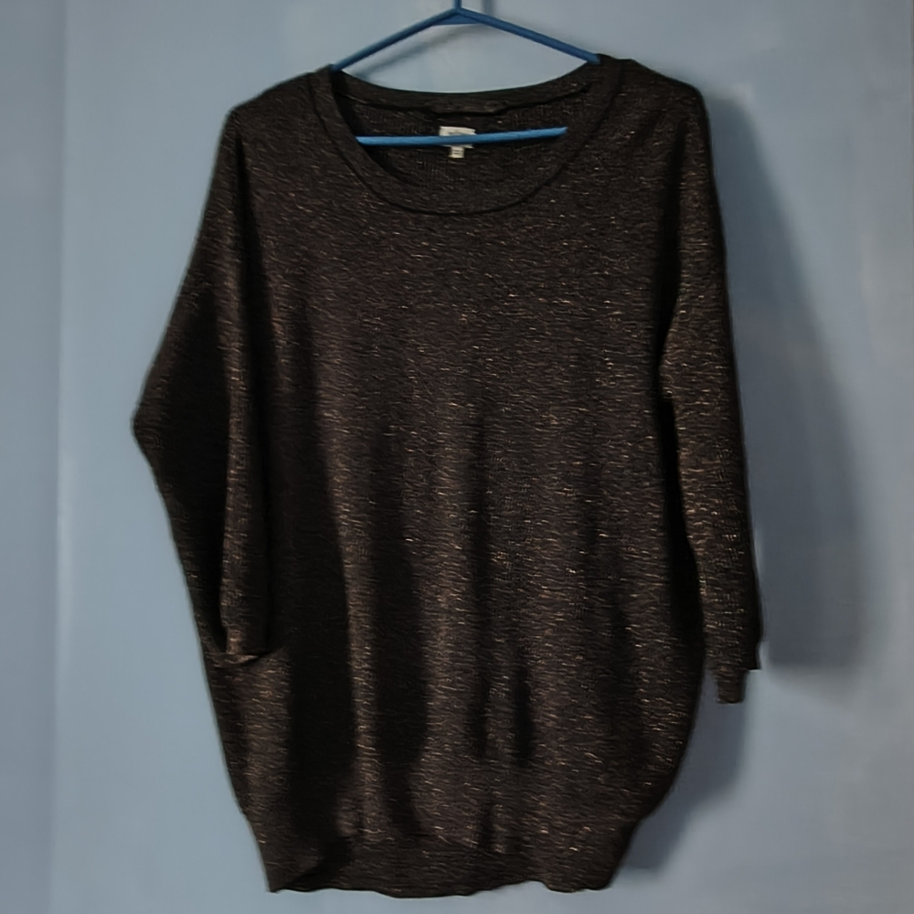 Wilfred Black + Gold Silk Cashmere Knit Sweater M - Picture 2 of 7